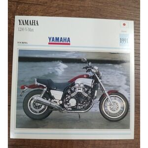 Yamaha 1200 VMAX 1991 VMX12 Collectible Motorcycle Card Atlas Japan